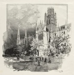 Rouen Illustré: Iglesia Saint Ouen, 1896
