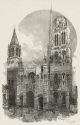 Rouen Illustré: La Catedral de Rouen, 1888