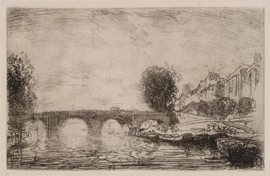 Atardecer en Pont Marie, 1890