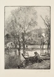 Un rincón de la isla de Billancourt