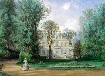 El Hotel Rainbeaux, Avenue des Champs Elysees y 57 Rue de Ponthieu, París, 1868
