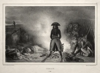 Álbum de 1836: Italia, 1796, Napoleón Bonaparte