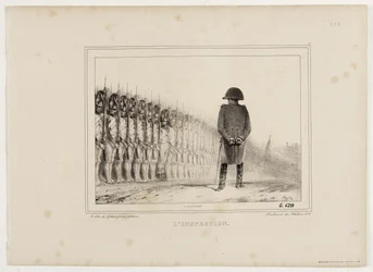 Álbum litográfico de 1833, n.º 5: La inspección