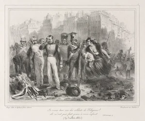 Álbum de 1831: Quiero matar a uno de los soldados de Polignac. No perdonaron a mi niño (Histórico)