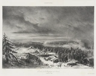 Episodio de la campaña de Rusia - Salón de 1836
