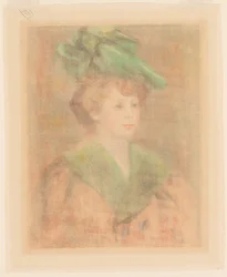 Dama con sombrero verde (¿Mlle. Dieterle?)
