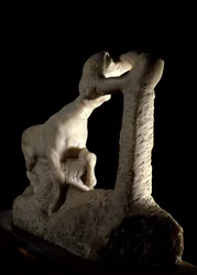 La centauresa. Escultura en mármol de Auguste Rodin (1840-1917) siglo XX, Museo Rodin, París