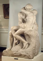 El beso (escultura en mármol de Auguste Rodin)