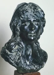 Mignon (Retrato de Rose Beuret), por Auguste Rodin (1840-1917), retrato