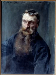 Retrato del escultor Auguste Rodin