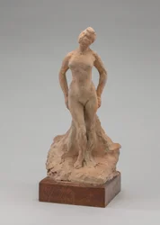 Estatuilla de una mujer, principios de 1880