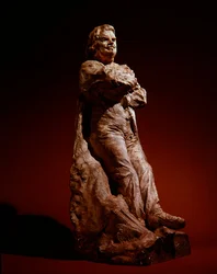 Estudio de Balzac con abrigo, 1892-95