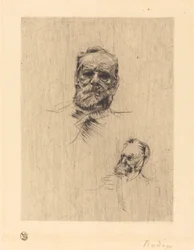 Victor Hugo, de frente, 1886