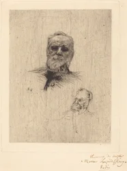 Victor Hugo, de frente, 1886