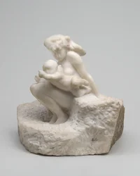 Mujer y niño originalmente Première Impression d