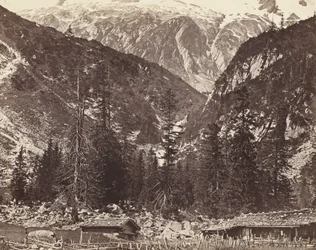 Chalet de Handeck, Valle de Hasli, Cantón de Berna, Suiza