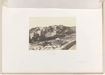 Vista de Belén Beit Lehem (título sobre el objeto)