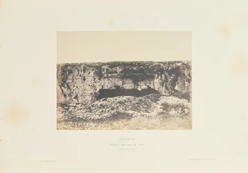 Jerusalén. Tumba de los reyes de Judá. Interior del patio