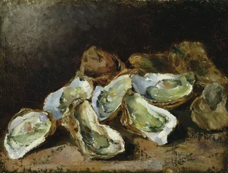 Bodegón con ostras (óleo sobre lienzo)