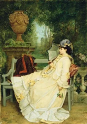En el jardín