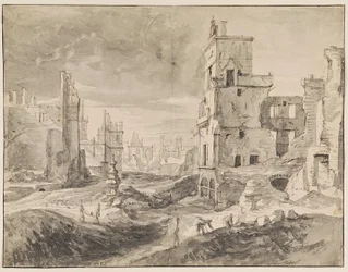 Bruselas después del bombardeo de 1695