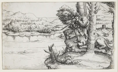 Caza de Patos con Armas de Fuego, 1545