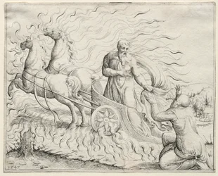 Elías Asciende al Cielo, 1547