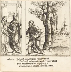 Judas devuelve las treinta piezas de plata, 1548