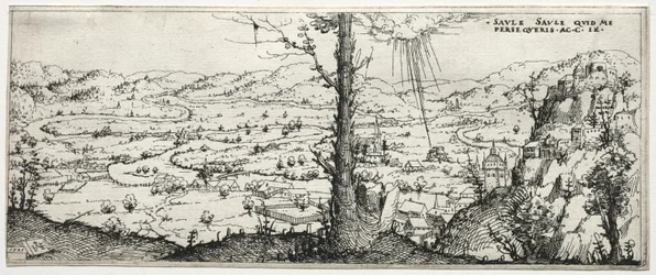 Paisaje con la Conversión de Saulo