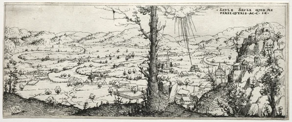 Paisaje con la conversión de Saulo, 1545