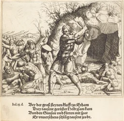 Sansón Mata a los Filisteos