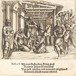 La adoración de los magos, 1548