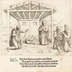 La adoración de los pastores, 1548