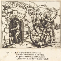 El descenso de Cristo al infierno, 1547