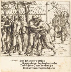 El beso de Judas.