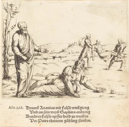 El Castigo de Ananías y Safira