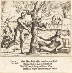 La tentación de Eva, 1548