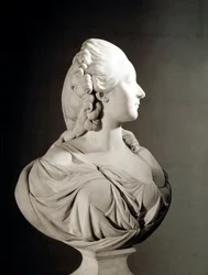 Retrato de Jeanne Becu, Condesa du Barry (1743-1793) Escultura de mármol