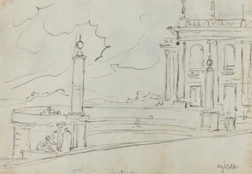 La Ripetta en Roma [verso]