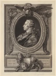 Retrato de Víctor Amadeo III, rey de Cerdeña