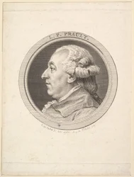 Retrato de L. F. Prault, 1787.