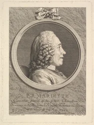 Retrato de Pierre-Jean Mariette, 1765