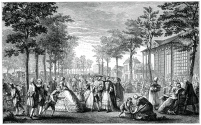 El paseo, París, 1885