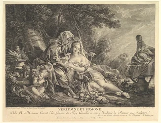 Vertumno y Pomona, 1765