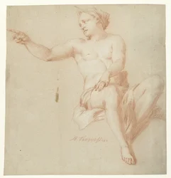 Desnudo femenino sentado