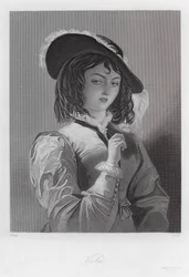 Viola, personaje de Noche de Reyes (grabado)