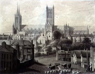 Catedral de Lincoln desde el sur