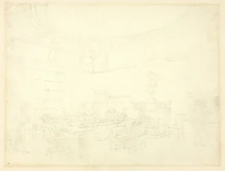Estudio para la Junta de Comercio, del Microcosmos de Londres