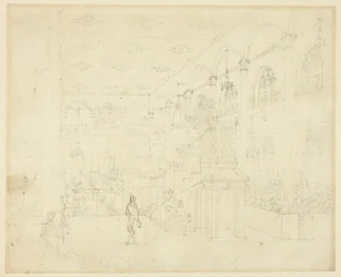 Estudio para la Capilla de la Sociedad Filantrópica, de Microcosmos de Londres