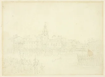 Estudio para montar guardia, St James Park, de Microcosm of London